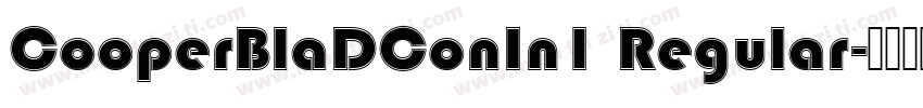 CooperBlaDConIn1 Regular字体转换